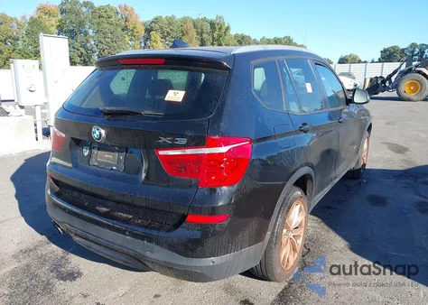 2016 BMW X3 xDrive28I из США, поврежденный, VIN 5UXWX9C54G0D73166